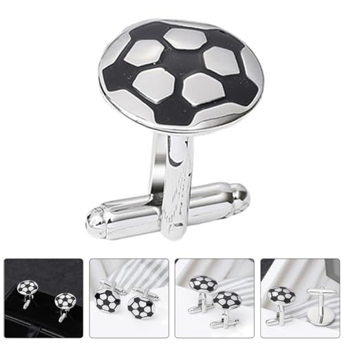 Set de 4 Mancuernillas de Fútbol para Hombre miniatura 7