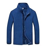 Matériau : cette veste polaire est composée à 100 % de polyester, d'épaisseur modérée, le tissu est confortable, chaud et ne se déforme pas facilement.