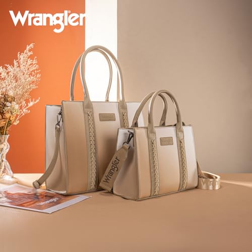Image of Montana West x Wrangler Tote Bags Purses for Women Work Top-Handle Handbags with Strap