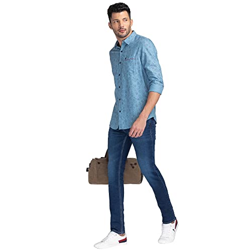 Image of Spykar Men's Rover Regular Fit Mid-Rise Jeans