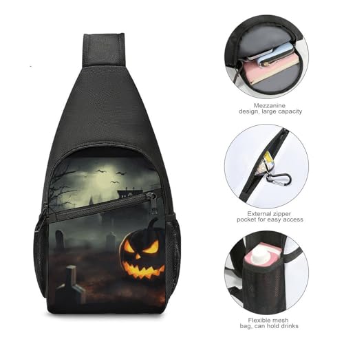 Morrales de senderismo casual Halloween para adultos miniatura 5