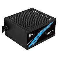 AeroCool LUX550, PC-Netzteil (550 W, 12 V, 88% Effizienz, 80 Plus Bronze), Schwarz