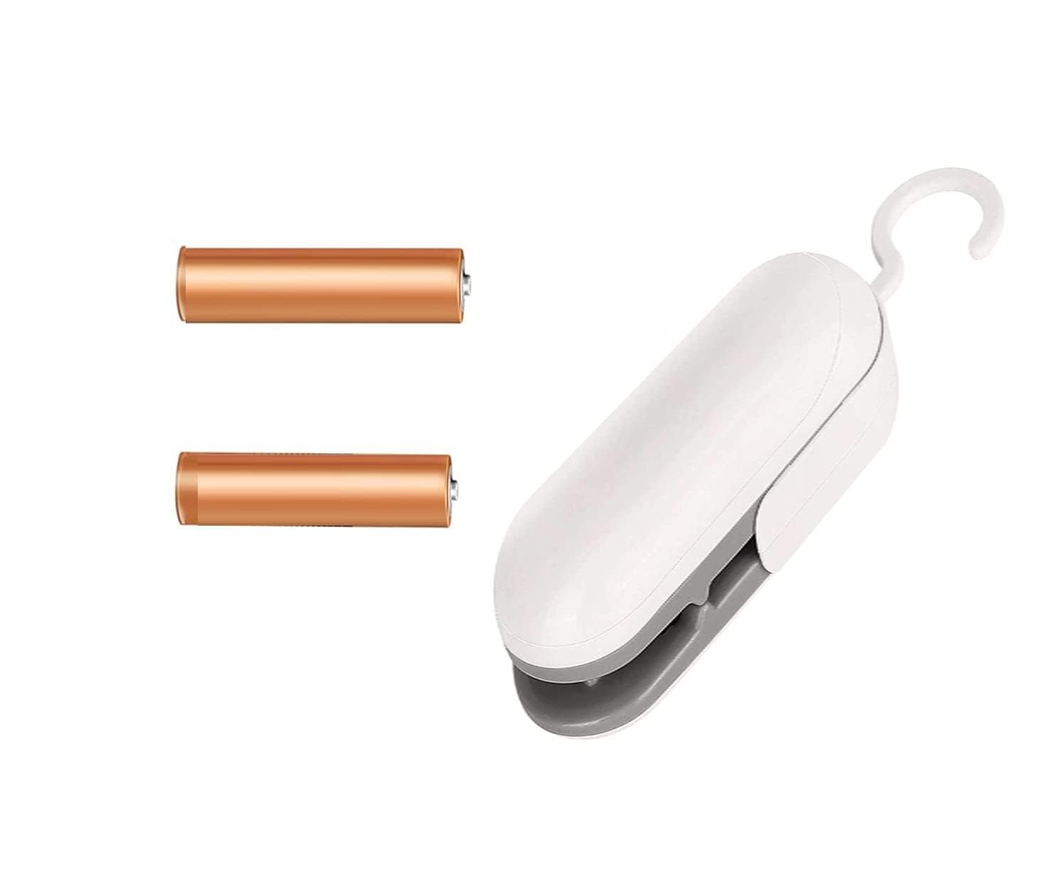 Mini Bag Sealer, 2 in 1 Heat Sealer and Cutter Handheld Sealing Machine Portable Bag Resealer Sealer for Plastic Bags Food Storage Snack Fresh Bag Sealer