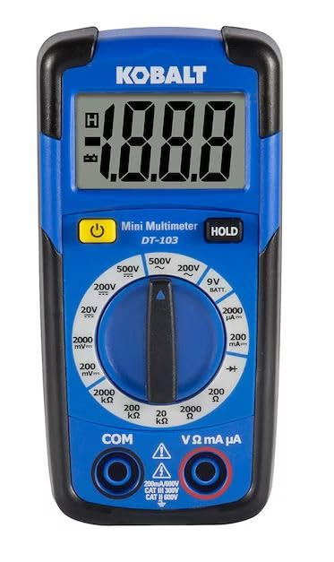 K.balt Digital Display Multimeter 0.2 Amp 500V -Volt