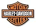 Pegatinas de Resina 3D Emblema Logo para depósito de Motocicleta Compatible con Harley Davidson 95x70 Naranja