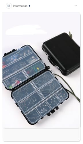 Kit de Pesca 246 Piezas con Caja Organizadora miniatura 6