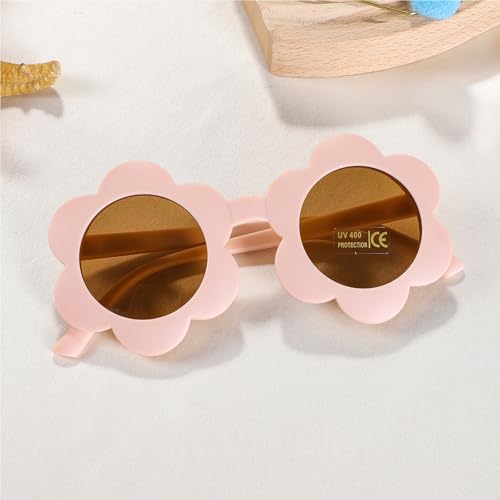 Kids Sunflower Sunglasses for Boys Girls Toddler Baby UV400 Glasses Round Cute Children Eyewear3