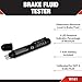 Performance Tool W181 Brake Fluid Moisture Tester - 5 LED Readout, Calibrated for DOT 4, Portable with AAA Battery Included, Not for use on DOT 5
