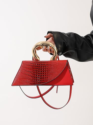 Women's Crocodile Pattern Designer Luxury Bags Clutch Purse Bag Crossbody Shoulder Handbags3