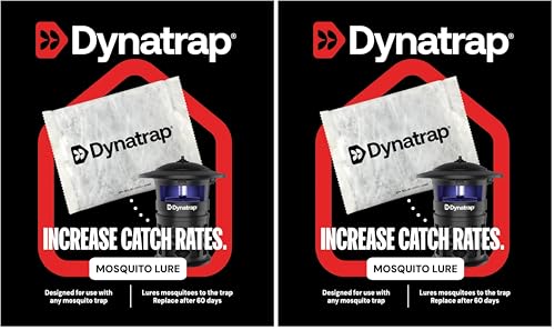 Image of DynaTrap 100611 Atrakta Mosquito Lure Sachet for Any DynaTrap Insect Trap, Lasts 60 Days, Mosquito Trap Attractant (Pack of 2)