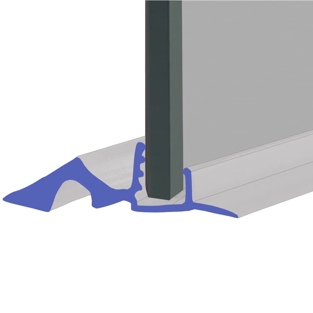 Shower Seal Uk Ltd Shower Seal For Screens, Doors Or Panels | Fits 4, 5 Or 6Mm Glass | Fits Some Matki Doors | 80Cm, 90Cm, 140Cm Or 2M Long | Seal133 (25Mm Sample)