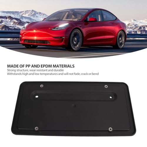 Image of License Plate Bracket Replacement for 3 2017‑2023, Rear License Plate Mount Frame Bracket, OE Number 109684400B