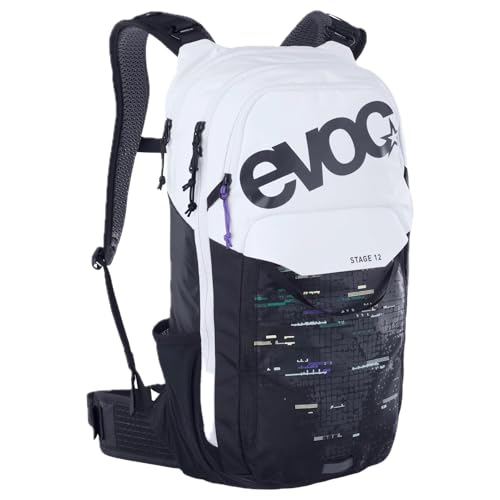EVOC STAGE 12, Backpack (verstellbare Schultergurte durch BRACE LINK, AIR FLOW CONTACT...