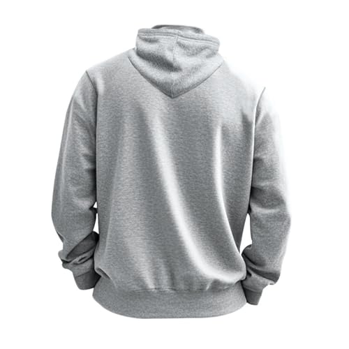 Mens Half Zip Hoodie For Casual Fleece Lightweight Regular Long Sleeve Sherpa Lined Winter Warm Pullover Sweatshirts3