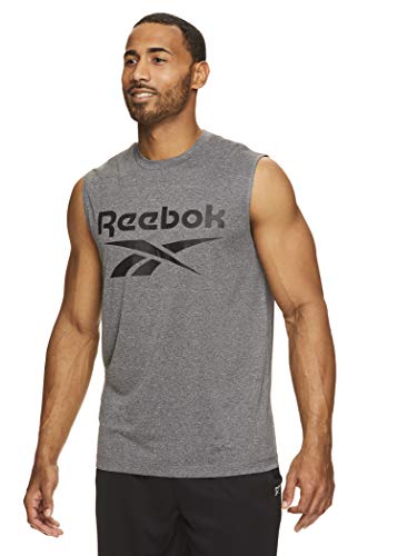 Reebok(リーボック) メンズ マッスルタンクトップ ノースリーブ ワークアウト&トレーニング アクティブウェア ジムシャツ