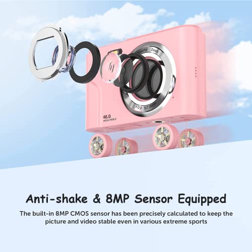 image for Digital Camera, AOLLONNA Autofocus Vlogging Camera FHD 1080P 48MP with