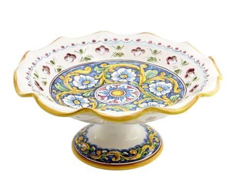 Centre de table en céramique sicilienne baroque fait main à Saint Stefano - 3