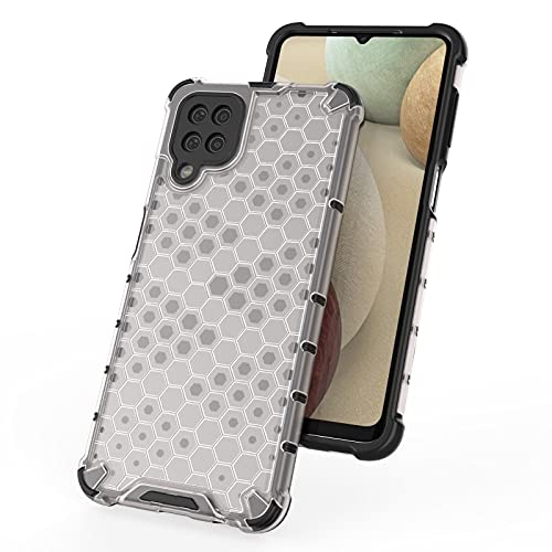 Image of Glasgow Back Case Cover Designed for Samsung Galaxy F12 - Transparent
