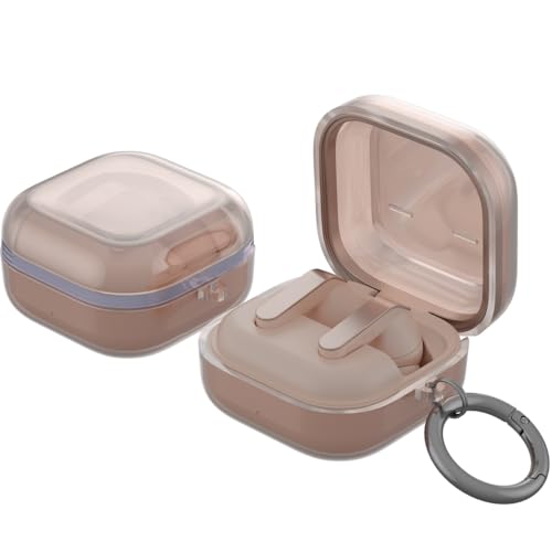 For �T���X�� Galaxy Buds 4 / Galaxy Buds 4 Pro �C���z���p �L�[�`�F�[���t��TPU���ی�J�o�[ �����\�t�g�ی�J�o�[ �y�� �X�����ł҂�����t�B�b�g (�����S�[���h)