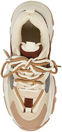 Madden Girl Women's Venomm Sneaker, Tan Multi, 9.5 | Image 4
