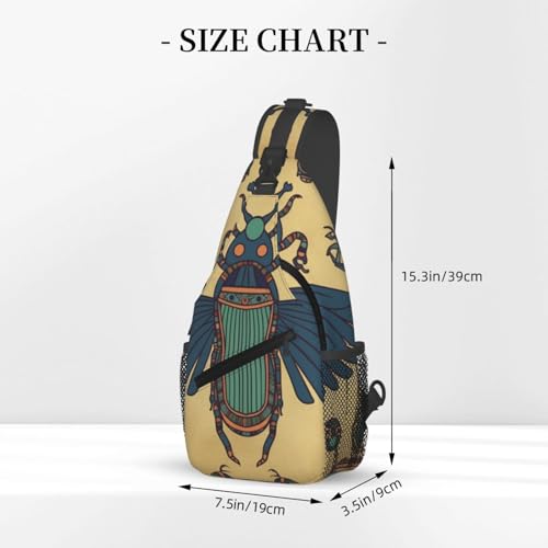 Bolso de Pecho Cruzado para Hombre y Mujer Negro miniatura 3
