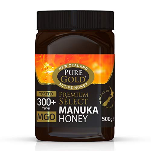 Pure Gold Premium Seleccione Miel de Manuka 300 Plus Mgo , 500G