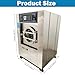 TECHTONGDA Industrial Laundry Washing Machine 44lb Automatic Washing Machine Washing Dehydrating Drying 3in1 Commercial Washer Three-phase 208V