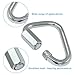 Zorveiio 2 Pack Delta Quick Links 5/16 Inch, 316 Stainless Steel Triangle Locking Quick Connector, M8 Durable Link Chain Heavy Duty Chain Connector - 1535lbs Capacity for Industrial(2.9 Inch)