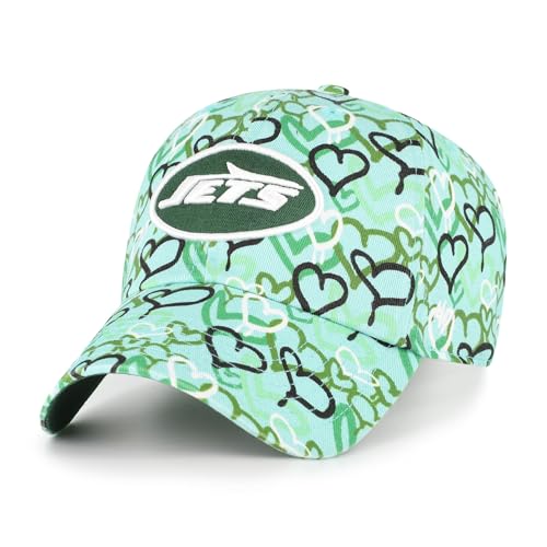 47 Girls Preschool Green New York Jets Mural Clean Up Adjustable Hat
