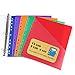 Insertable Plastic Dividers w/Front Pocket, Binder Index Dividers, 5-Tab Set, Pack of 3 Sets, Multicolor Tab dividers, Dividers with Pockets