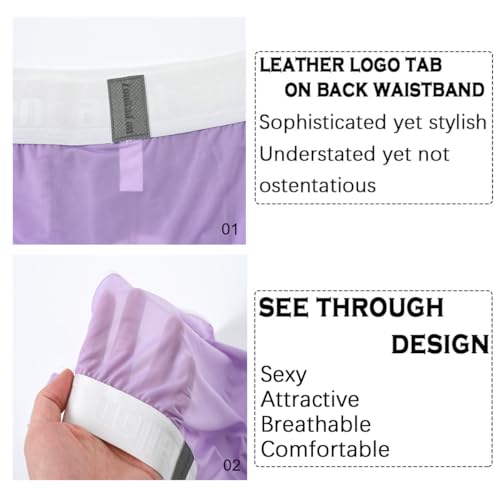 JINSHI See Through Boxer Briefs for Men Ice Silk Sexy Ultra Thin Dual Pouch Male Underwear Sheer Stretchy Comfy Plus Size3