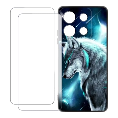 UOGNADGD Xiaomi Redmi Note 13 5G China �Ƃ̌݊������� �J�X�^���J���t���P�[�X�{�����K���X�ی�t�B����2���t�� ? �Ռ��z�������h�~ (�T 3)