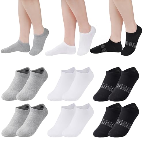 No Show Socks Women Low Cut Ankle Cotton Breathable Athletic Socks 9 Pairs