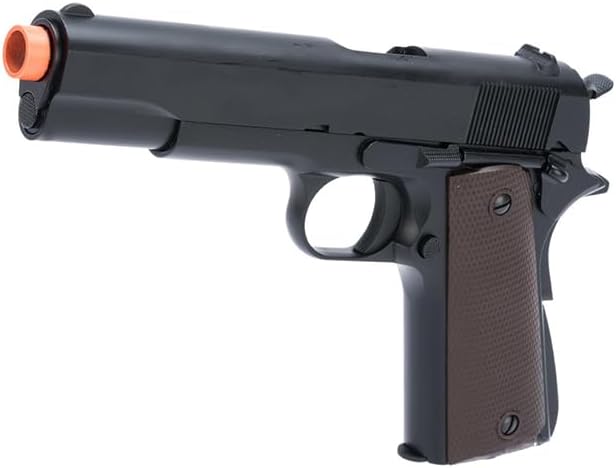 GoldenBall KJW Full Metal M1911-A1 CO2 Gas Blowback GBB Airsoft Pistol - Black