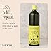 Graza Sizzle Extra Virgin Olive Oil, Cooking Oil - High Polyphenol Peak Harvest EVOO Cooking Oil in a Glass Bottle - Single Origin Olive Oils from Spain - 25.3 Fl Oz (750ml)