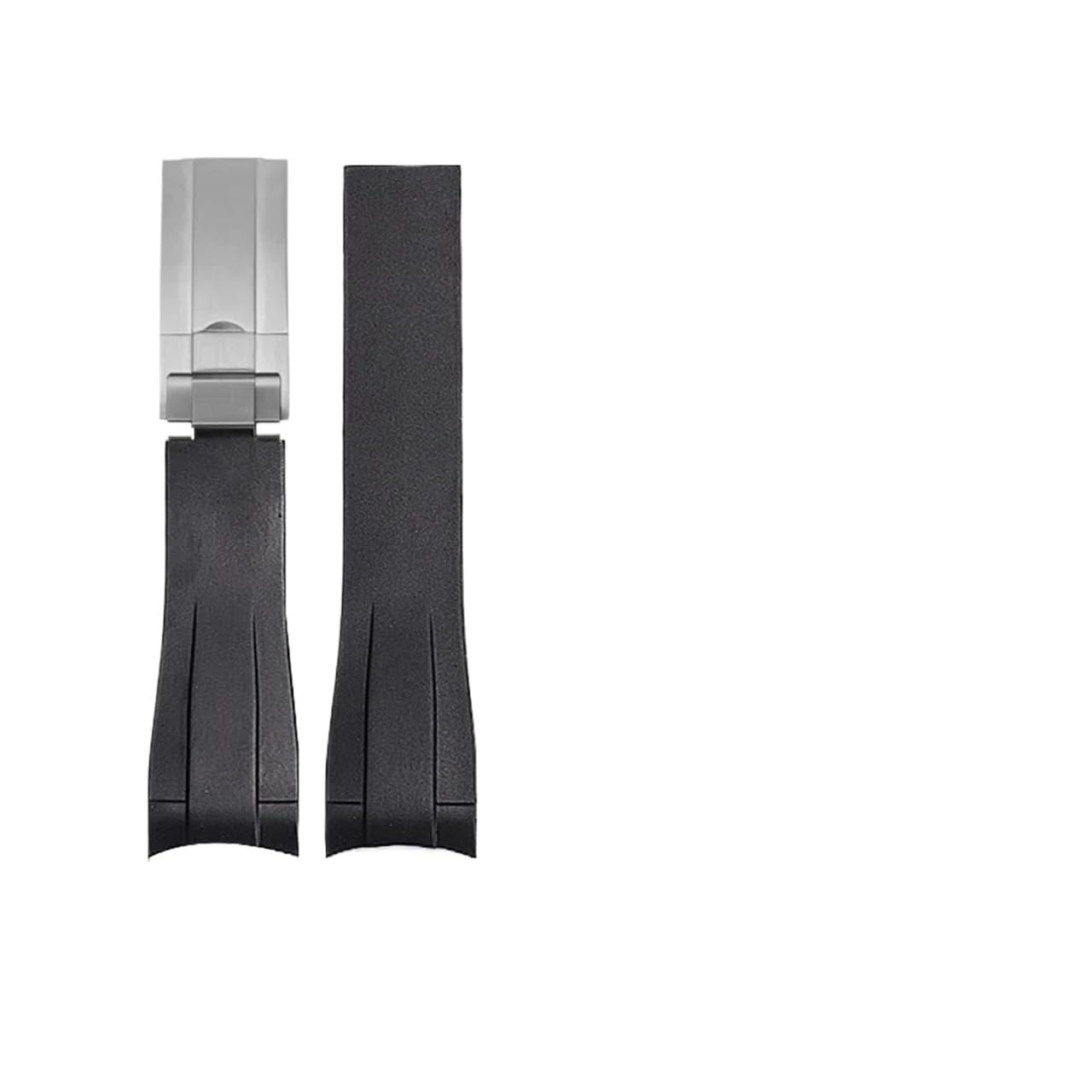 FYYFS Pasek gumowy 20 mm (czarny/srebrny)