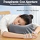 Massagekissen für Massageliege, professionelle Kopfstütze für Gesichtsmassagen nach unten, Kopfstütze für Heimmassage, Memory-Schaum, Körpermassage, Grau