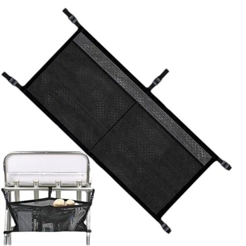 Generico para Almacenamiento de embarcaciones | Red suspendida para Barco de Bota – Portaobjetos Ajustable con 3 Compartimentos para Chanclas, Botellas, Sombreros, Gafas y