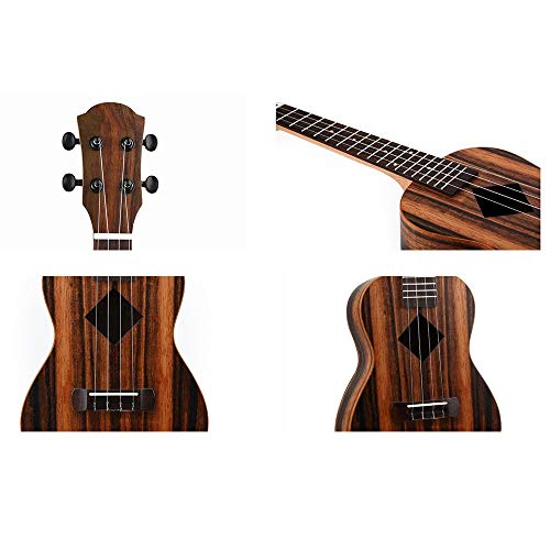 Ukulele 23 Pouces Bois d’Ebène Carbone Cordes Ukulele Uke Hawaii Enfants Petite Guitare avec Sac Gig for Les Enfants… - Les Beatles, Paul McCartney, John Lennon, RIngo Starr, George Harrison Ukulele 23 Pouces Bois d'Ebène Carbone Cordes Ukulele Uke Hawaii Enfants Petite Guitare avec Sac Gig for Les Enfants… – Image 5