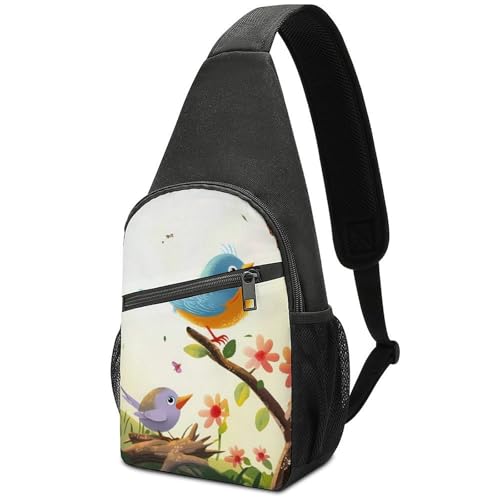 Birds And Butterflies Sling Bag mochila deportiva para senderismo