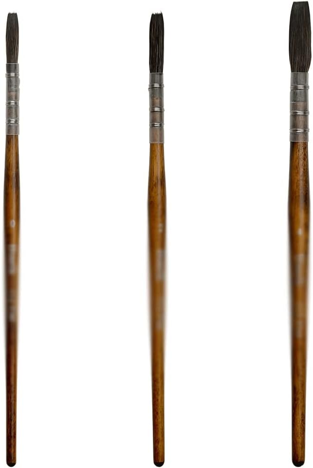 Hair Wood Handle Watercolor Artist Art Supplies Calligraphy Brush Drawing