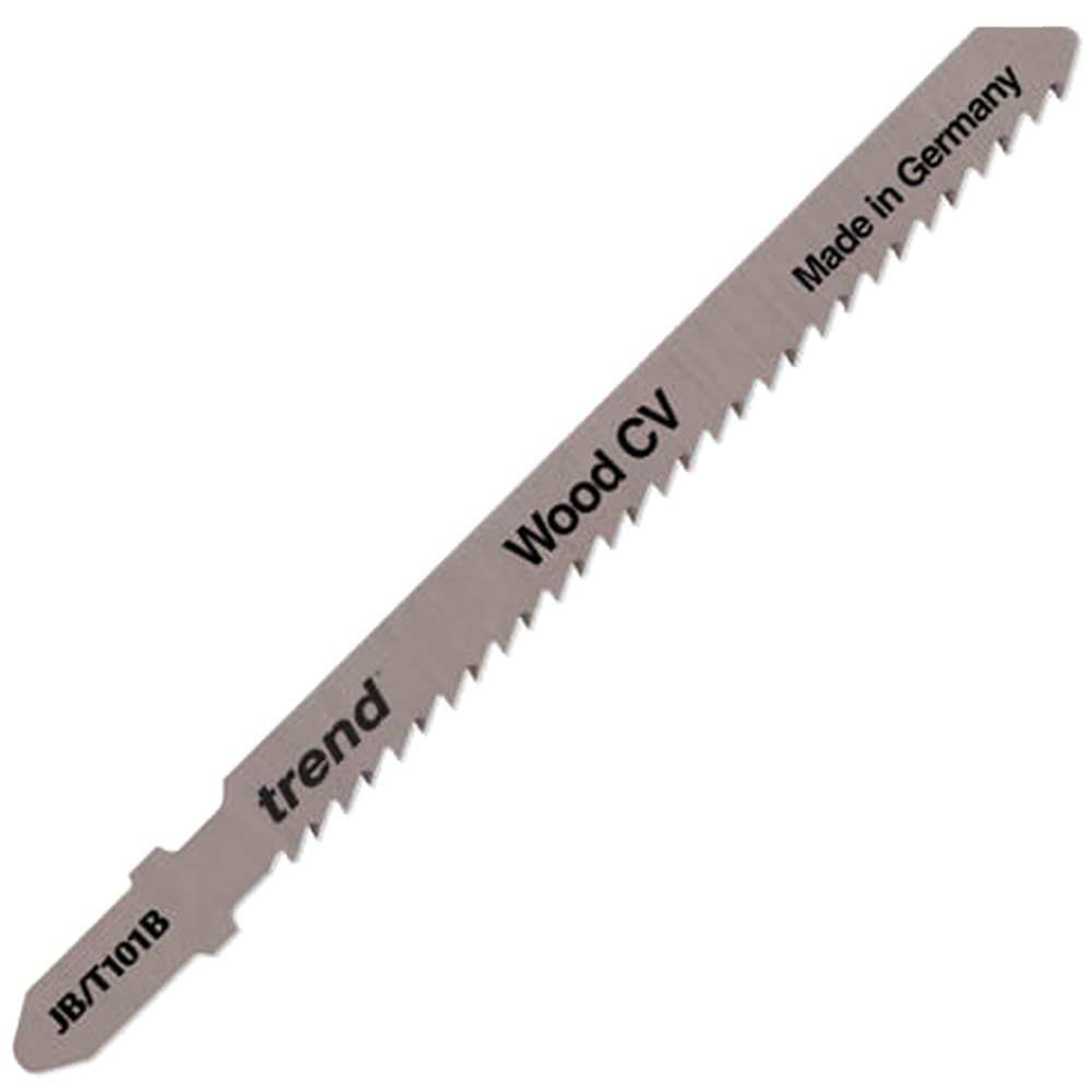 Trend Jb/T101b Professional Jigsaw Blade - Upcut For Clean Face Finish, Pack Of 5