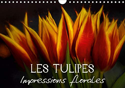 Les Tulipes Impressions florales (Calendrier mural 2021 DIN A4 horizontal): Egayez votre quotidien ! (Calendrier mensuel, 14 Pag