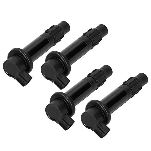 Aramox Motorcycle Ignition Coil,4Pcs Plastic Ignition Coil F6T568 Replacement Fit For Yamaha R6 Rj15 Bj 2009 Engine #TOP6