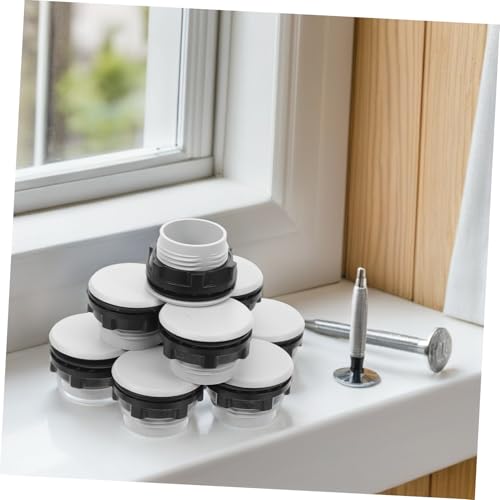 Tapones de botón antiabrasión para proteger paneles de control eléctricos 7