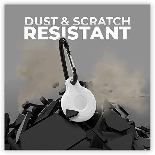 Apple Airtag 4 Pack Holders | Shockproof, Dustproof, And Easy To Clean Protective Tile Tracker Cases With Accessories For Wallets, Luggage, Pet Collars, And Key Finders | Airtag Keychain In 4 Colors #TOP5