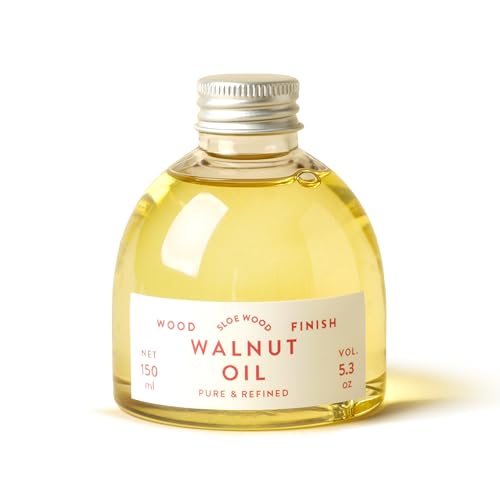 Sloe Wood | Refined Walnut Oil for Food Safe Wood Finish (Clear, 150ml)
