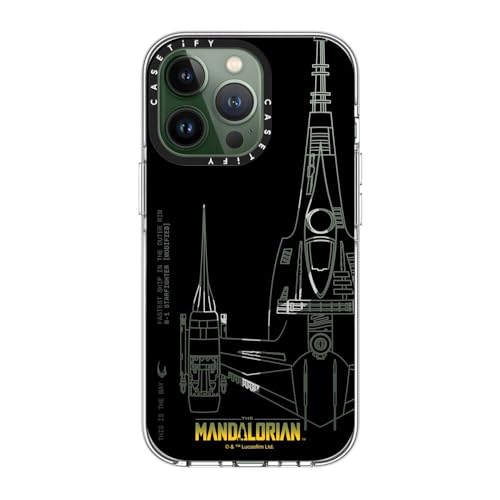 Coque iPhone 13 Pro CASETiFY N-1 Starfighter transparente et compatible MagSafe