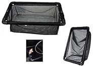 Koi Net Supplies (KNS) Schwimmendes Inspektionsnetz 100 x 60 x 40 cm Kescher, Schwarz