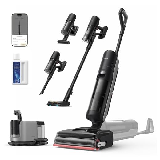 Robot Aspirapolvere Intelligenti DREAME H15 Mix Aspirapolvere Lavapavimenti 7-In-1, Braccio Robotico IA, Pulizia Bordi su 3 Lati, Aspirazione 23 kPa, Dosaggio Intelligente, 0 Grovigli, Lavaggio Spazzola a 100 °C